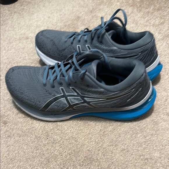 Asics Gel Kayano 29 Charcoal and Teal Athletic Sneakers size 10.5 - Picture 5 of 8